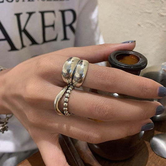 2連デザインリング セット 10065