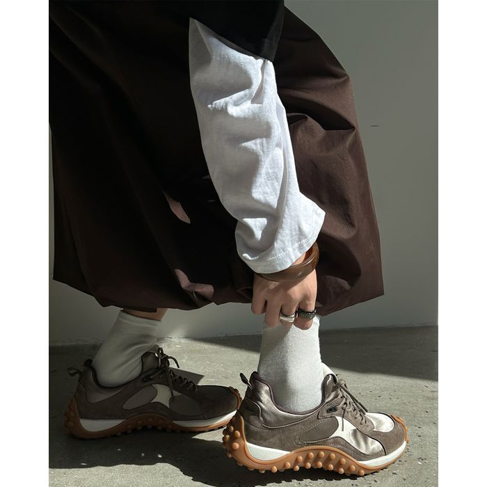 異素材ミックス スニーカー 10073