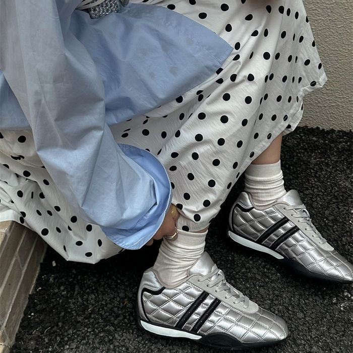 キルティングデザイン スニーカー 10075