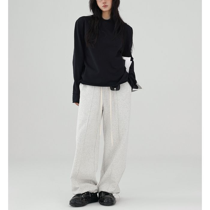 刺繍ロゴ 長袖プルオーバー 10054