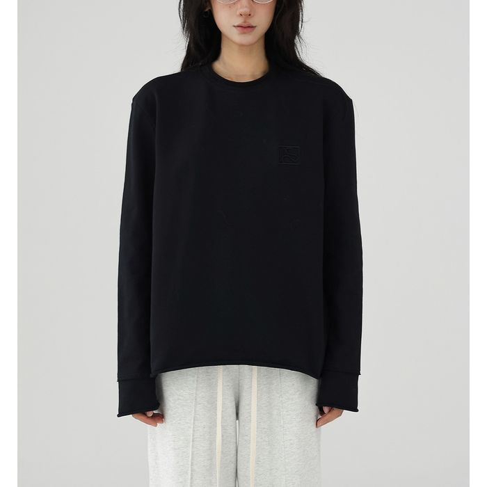 刺繍ロゴ 長袖プルオーバー 10054