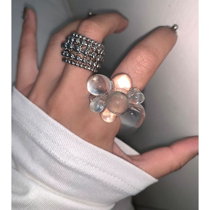 クリア＆メタル リングセット 10068