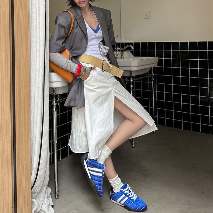 キルティングデザイン スニーカー 10075