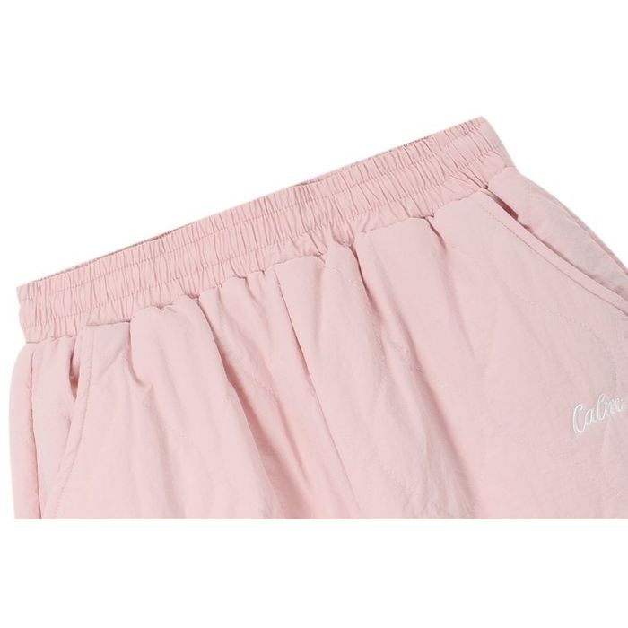 ボアトリム キルティング ワイドパンツ 10002