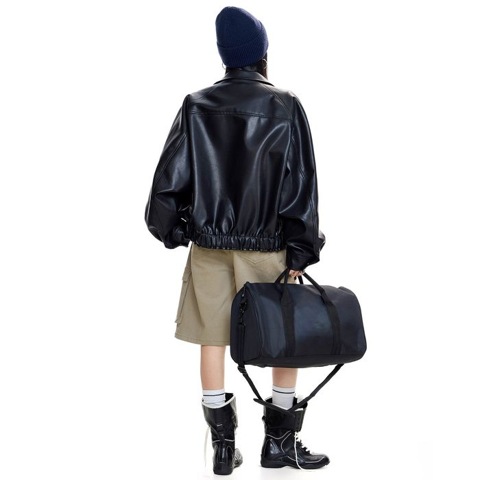 エコレザー ジップアップジャケット 10101