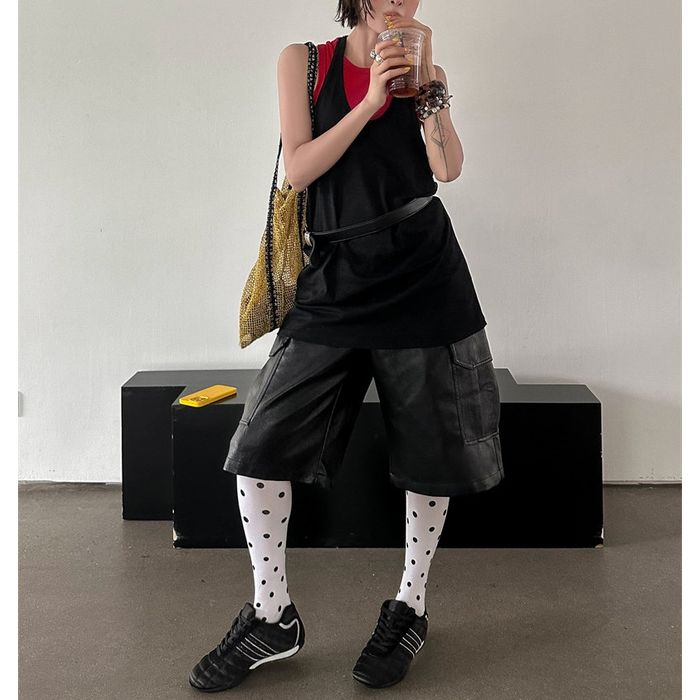 キルティングデザイン スニーカー 10075