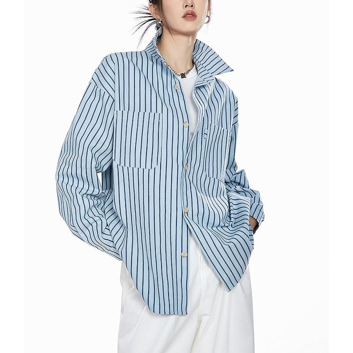 ストライプ シャツ 10094