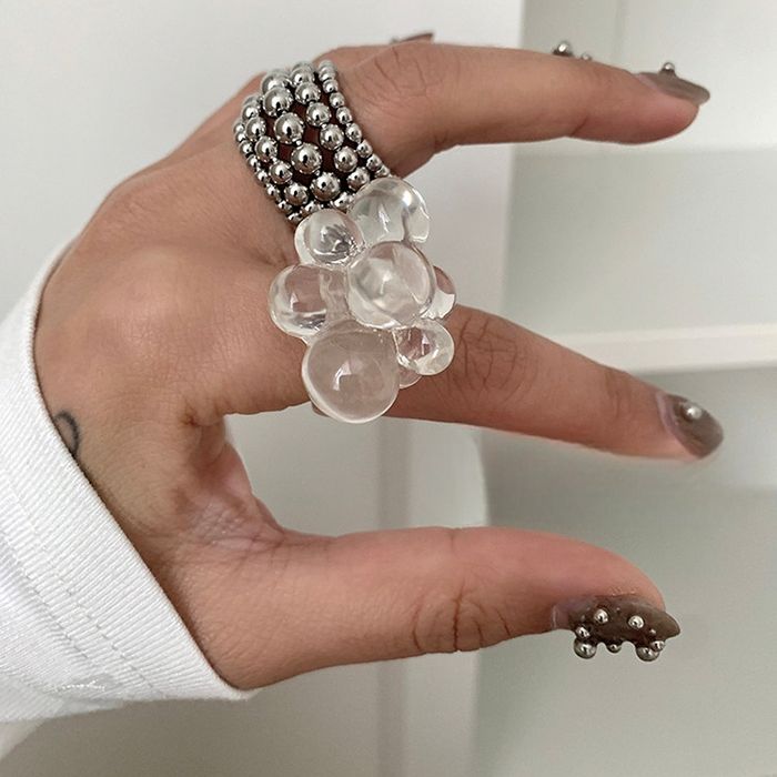 クリア＆メタル リングセット 10068