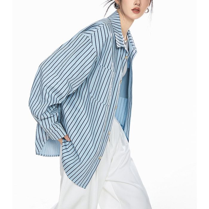 ストライプ シャツ 10094