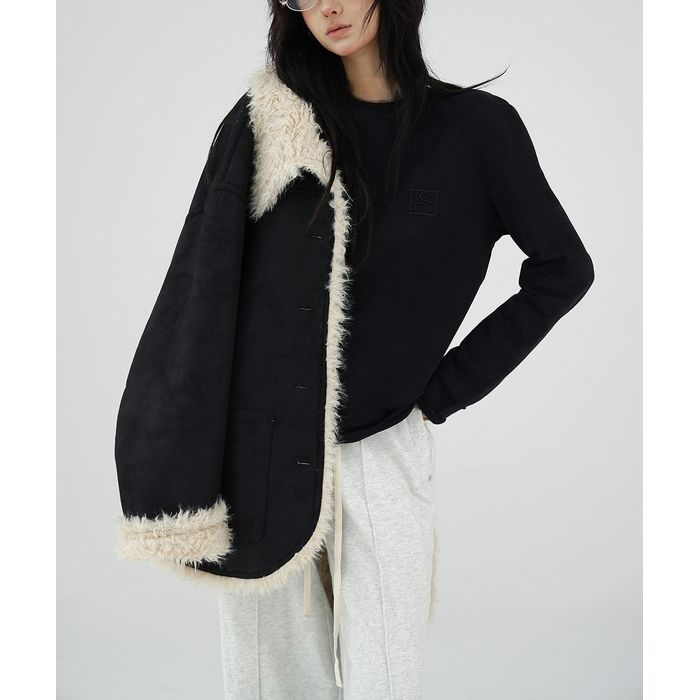 刺繍ロゴ 長袖プルオーバー 10054