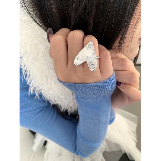 ハートモチーフ メタルリング 10070