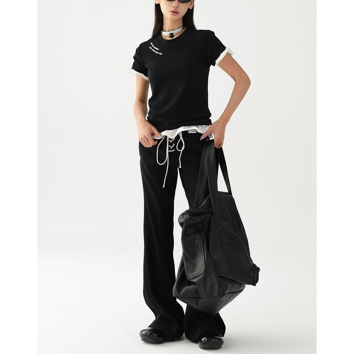 レタリングプリント Tシャツ 10117