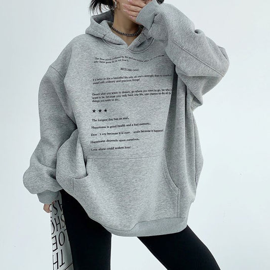 レタリング オーバーサイズパーカー 10006