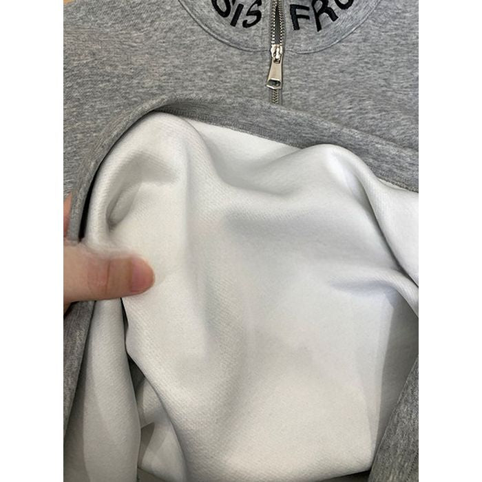 ロゴネック ハーフジップ スウェット 10003