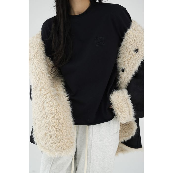 刺繍ロゴ 長袖プルオーバー 10054