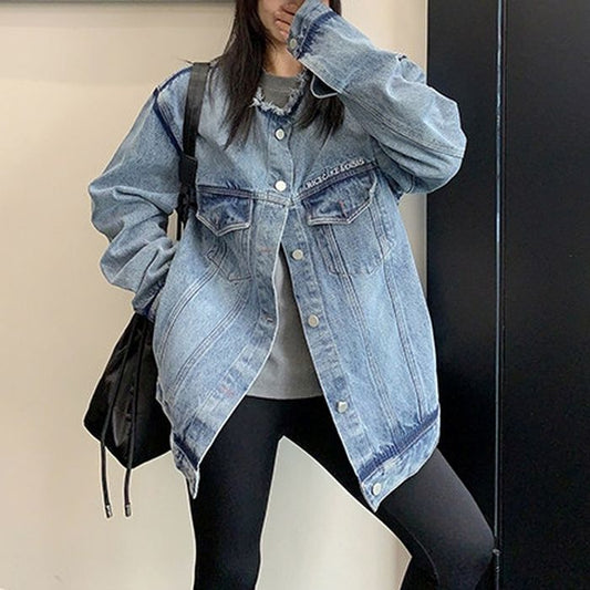 オーバーサイズ デニムジャケット 10114