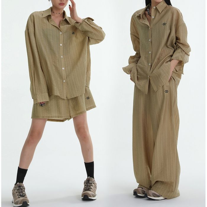 ワンポイントロゴ パンツ 10046