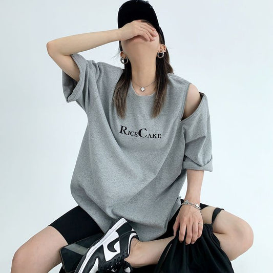 ジッパースリーブ Tシャツ 10084