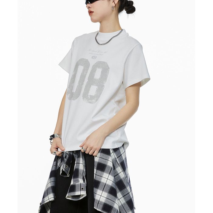 ナンバープリント Tシャツ 10104