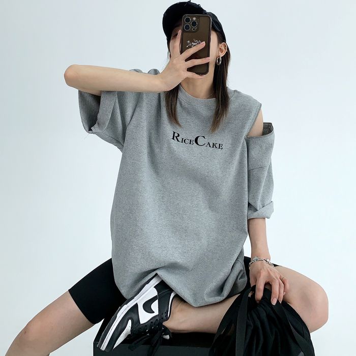 ジッパースリーブ Tシャツ 10084