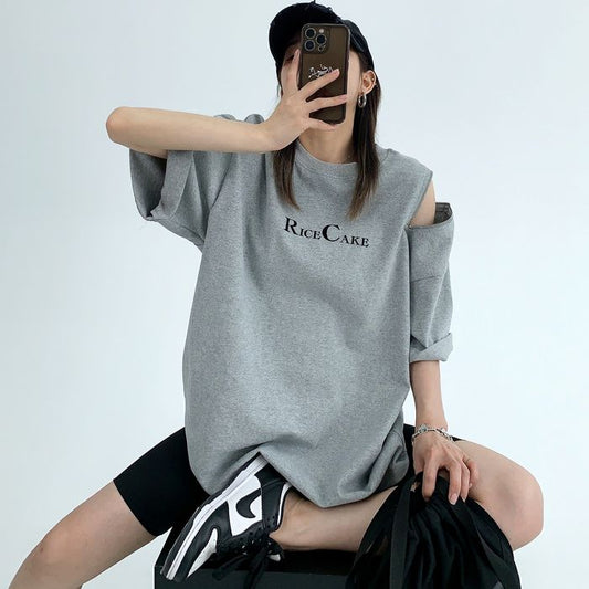 ジッパースリーブ Tシャツ 10084