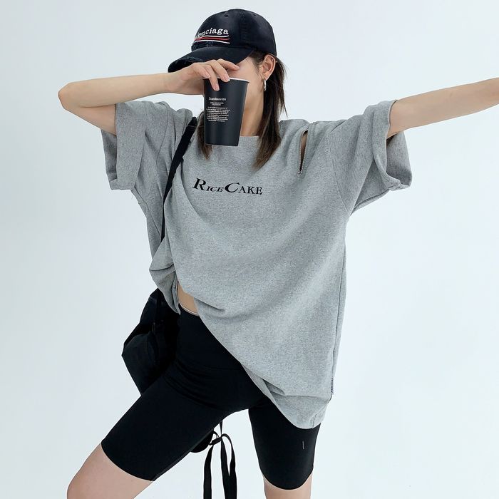 ジッパースリーブ Tシャツ 10084