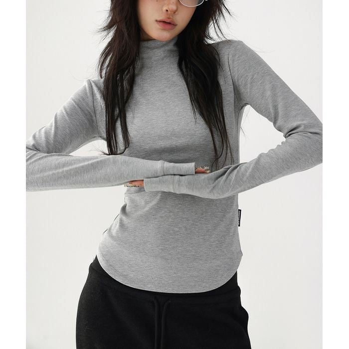 ハイネック プルオーバー 10045