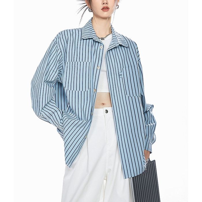 ストライプ シャツ 10094