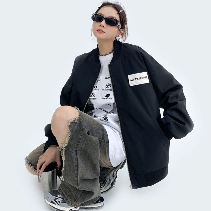 バックラベル ジップアップジャケット 10082