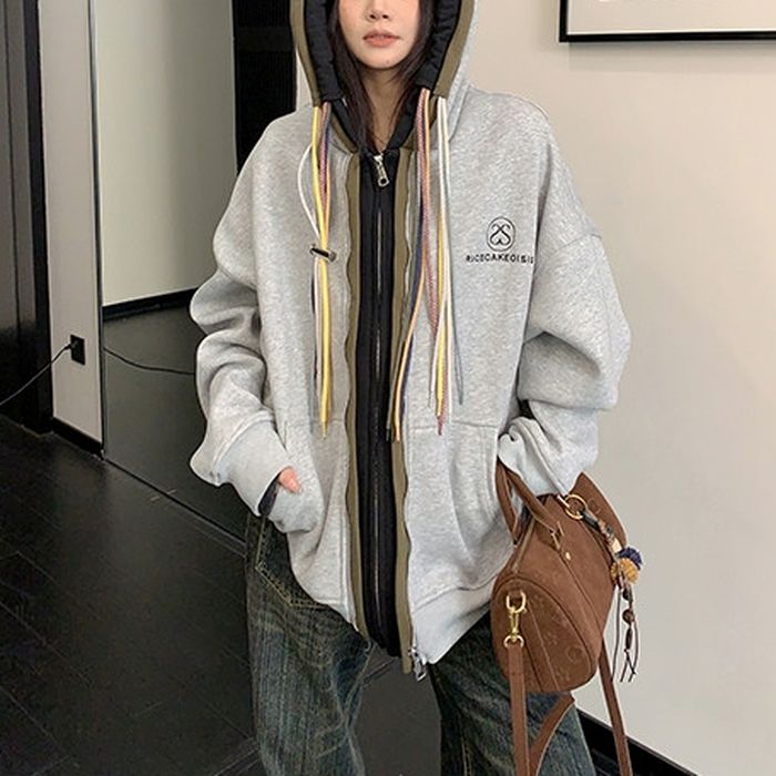 マルチストラップ ジップアップパーカー 10111