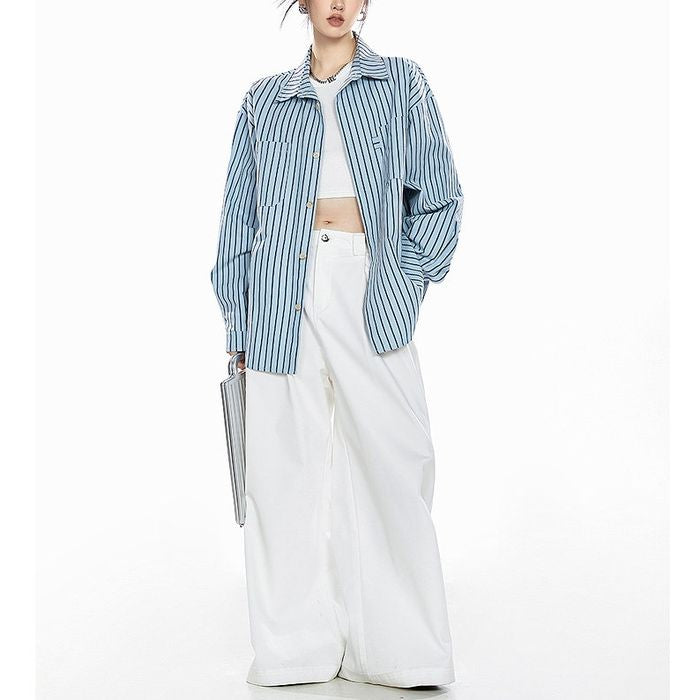 ストライプ シャツ 10094