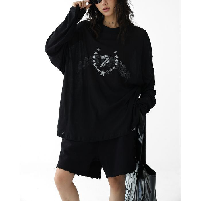 フロントロゴ 長袖Tシャツ 10050