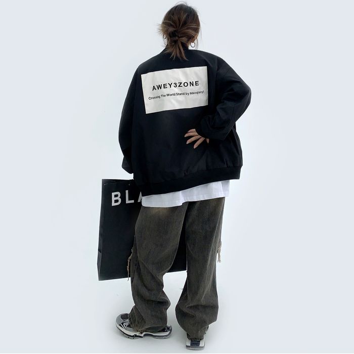 バックラベル ジップアップジャケット 10082