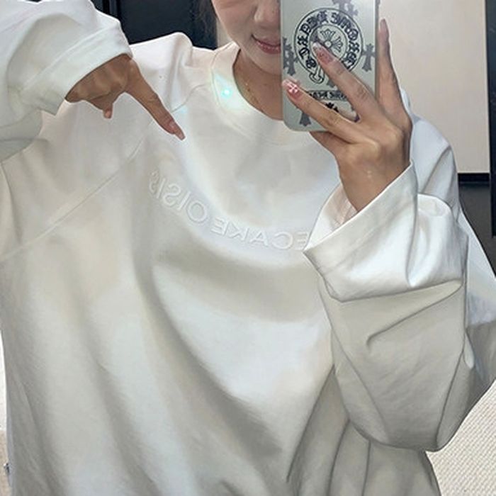 ロゴプリント 長袖Tシャツ 10108