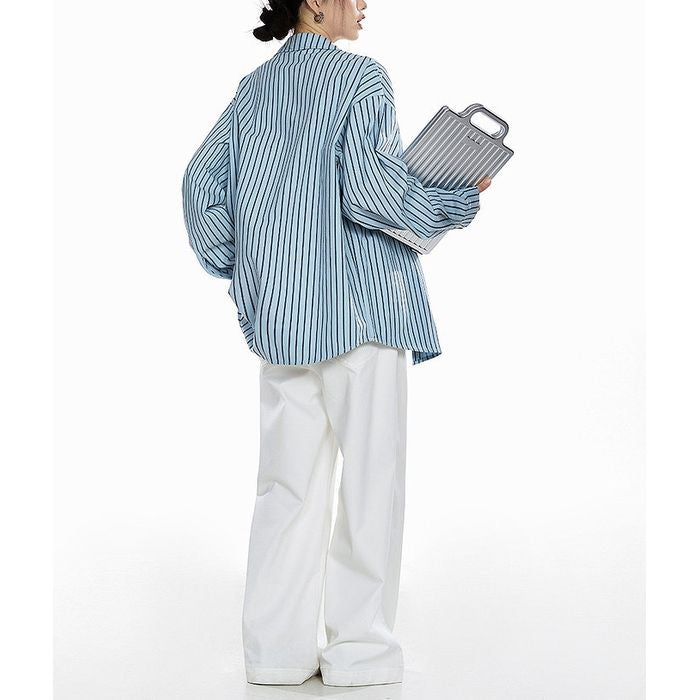 ストライプ シャツ 10094