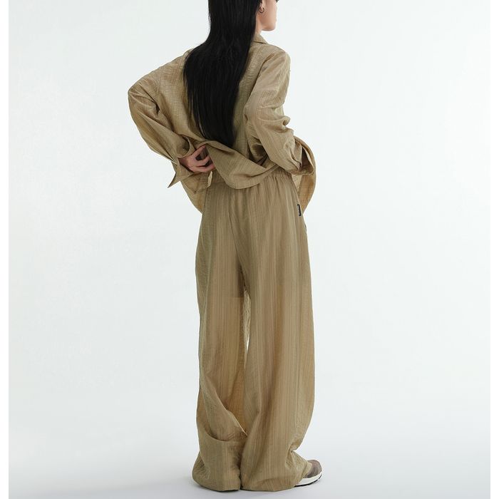 ワンポイントロゴ パンツ 10046