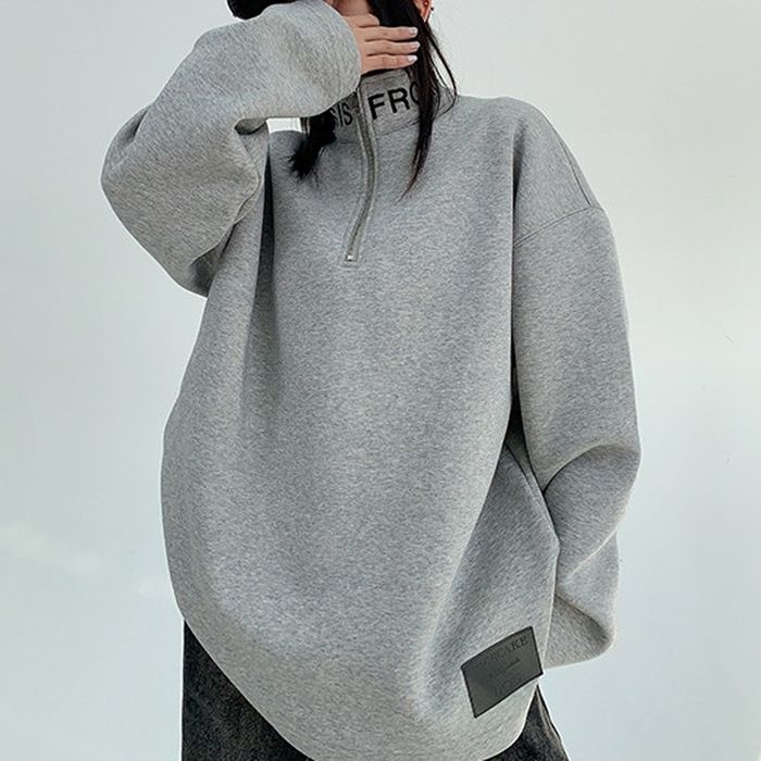 ロゴネック ハーフジップ スウェット 10003