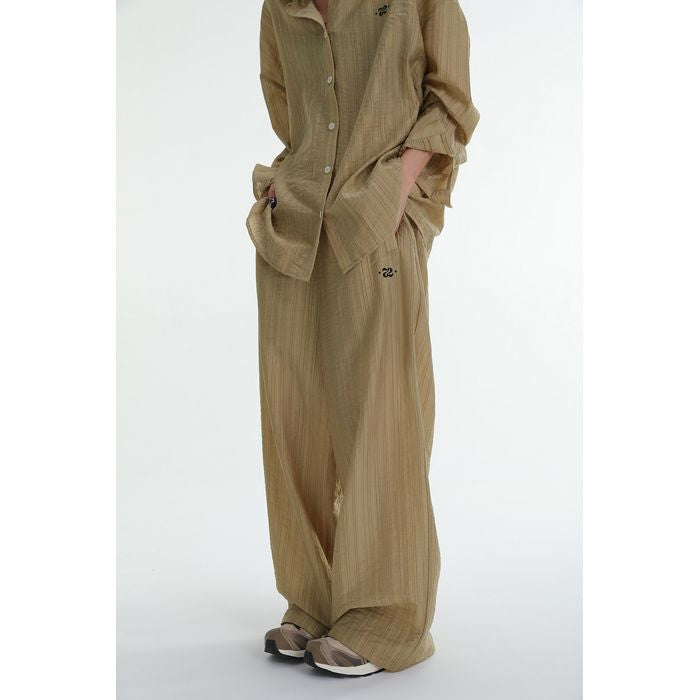 ワンポイントロゴ パンツ 10046