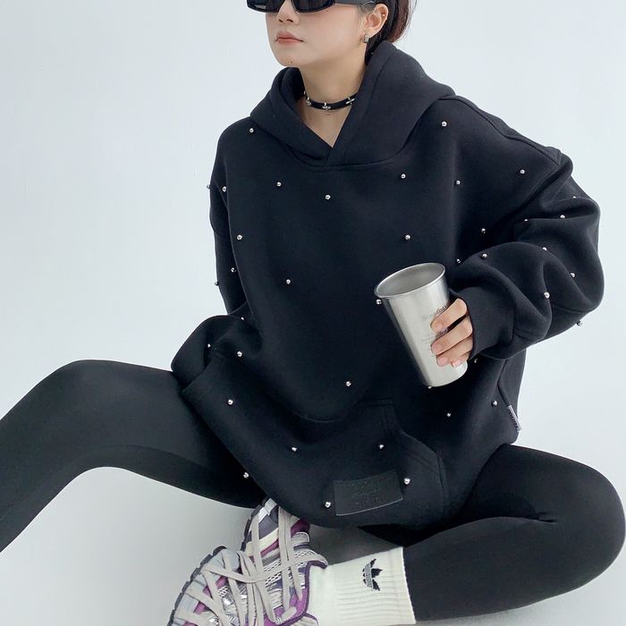 パール装飾 プルオーバーパーカー 10037