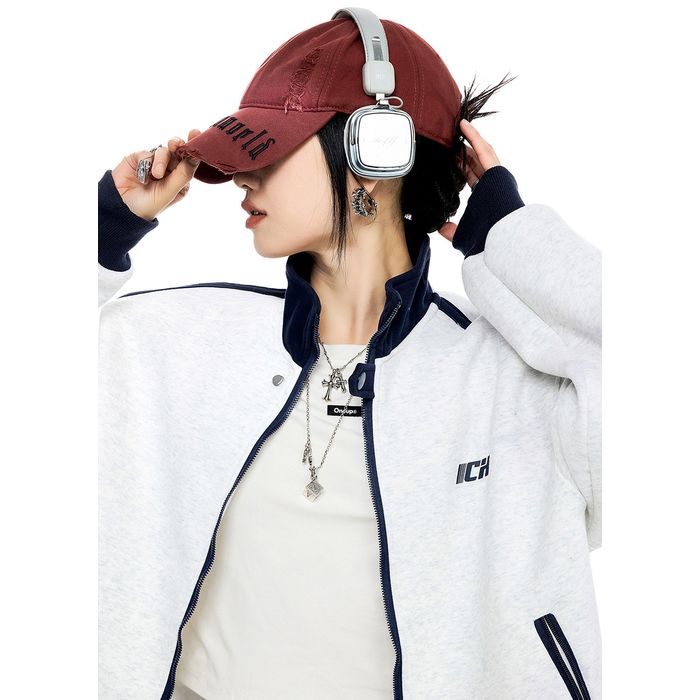 サイドライン ジップアップジャケット 10088