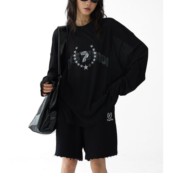 フロントロゴ 長袖Tシャツ 10050