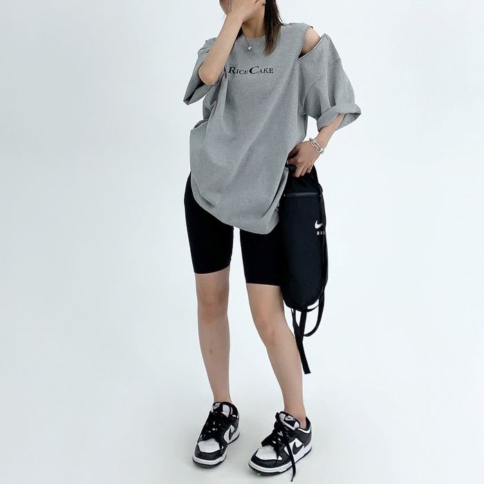 ジッパースリーブ Tシャツ 10084