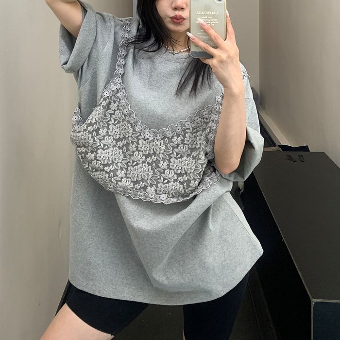 レースキャミ レイヤード Tシャツ 10081