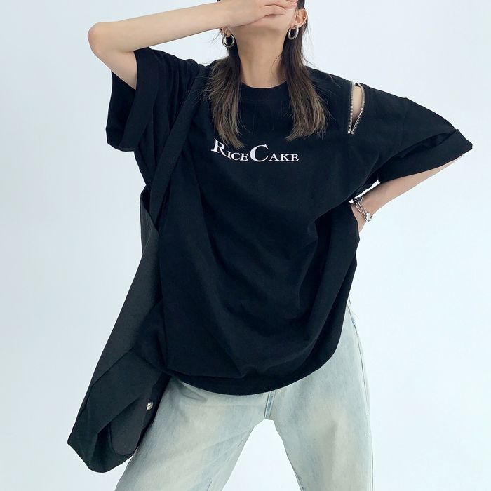 ジッパースリーブ Tシャツ 10084