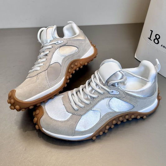 異素材ミックス スニーカー 10073