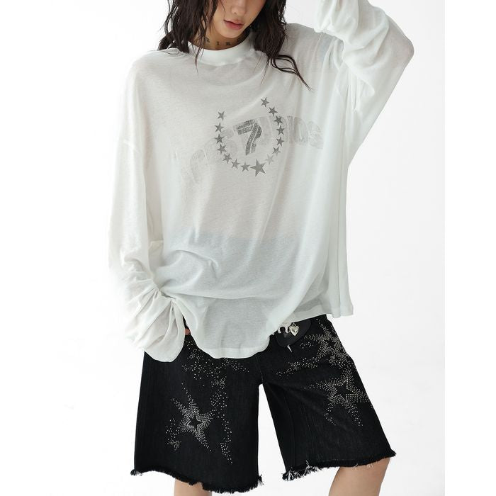 フロントロゴ 長袖Tシャツ 10050