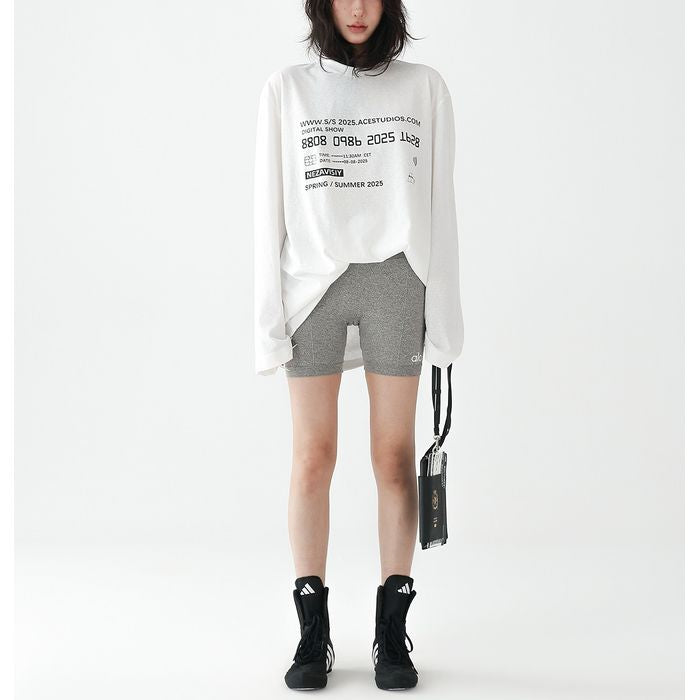 デジタルロゴ 長袖プルオーバー 10055