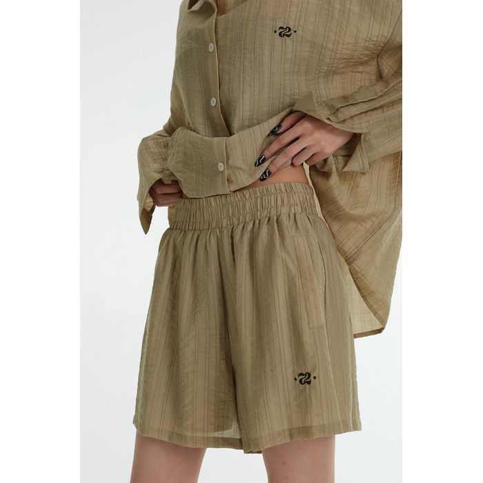 ワンポイントロゴ パンツ 10046