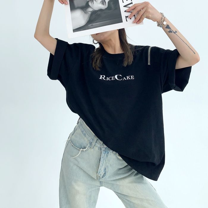 ジッパースリーブ Tシャツ 10084