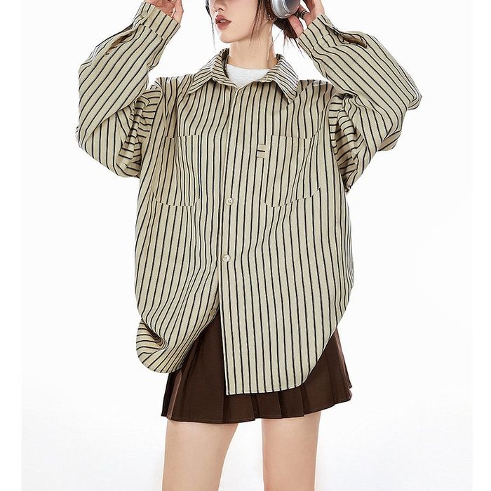 ストライプ シャツ 10094